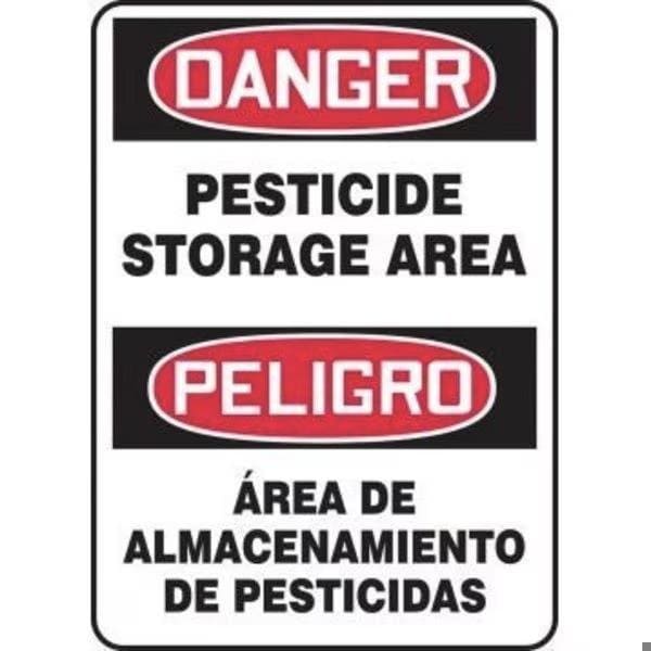 Accuform BILINGUAL OSHA DANGER Safety Sign SBMCAW109XT SBMCAW109XT - main